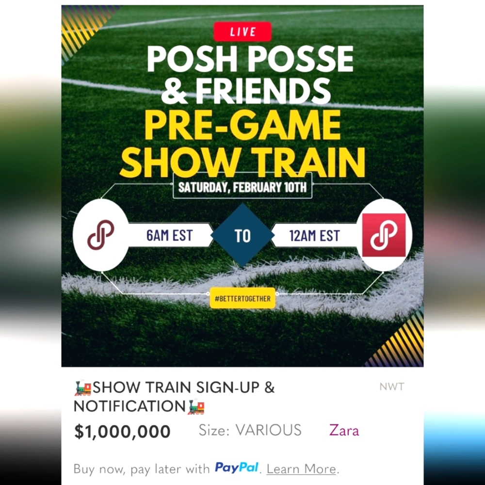 Join me for a posh train!